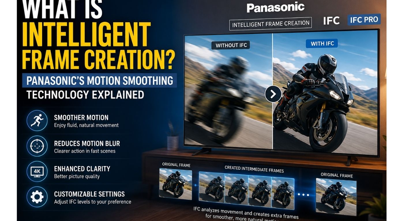What Is Intelligent Frame Creation? Panasonic’s Motion Smoothing Technology Explained